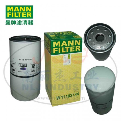 MANN-FILTER(曼牌滤清器)油滤W11102/34